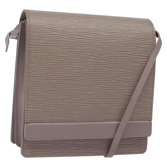 LOUIS VUITTON Epi Biarritz Shoulder Bag Gray Pepper M5293c M5293c - Picture 1 of 16